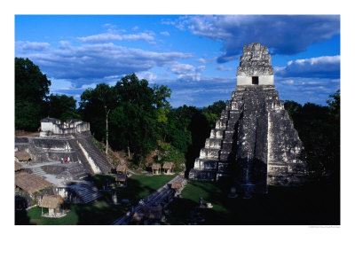 Temple Of The Grand Jaguar On The Great Plaza, Tikal, Guatemala by Richard I'anson Pricing Limited Edition Print image