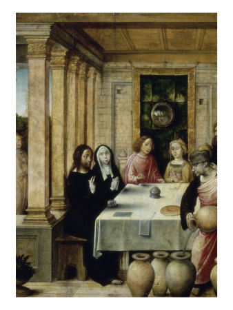 The Marriage Feast At Cana by Juan De Flandes Pricing Limited Edition Print image