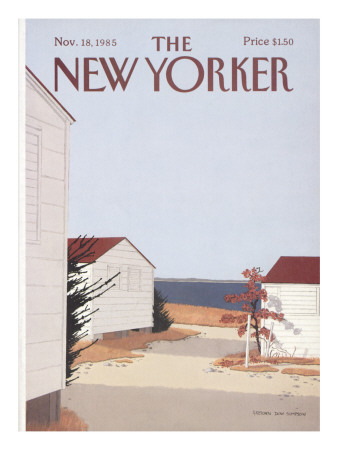 The New Yorker Cover - November 18, 1985 by Gretchen Dow Simpson Pricing Limited Edition Print image