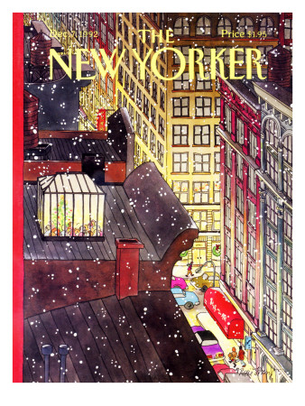 The New Yorker Cover - December 7, 1992 by Roxie Munro Pricing Limited Edition Print image