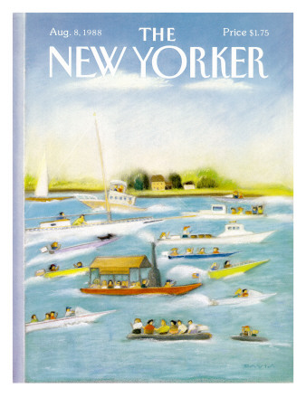The New Yorker Cover - August 8, 1988 by Susan Davis Pricing Limited Edition Print image