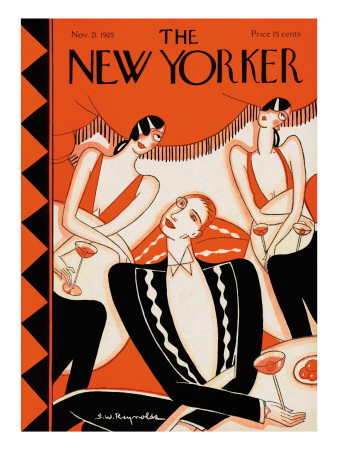 The New Yorker Cover - November 21, 1925 by Stanley W. Reynolds Pricing Limited Edition Print image