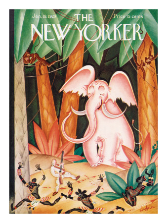 The New Yorker Cover - January 19, 1929 by Constantin Alajalov Pricing Limited Edition Print image