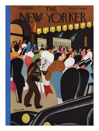 The New Yorker Cover - February 28, 1931 by Theodore G. Haupt Pricing Limited Edition Print image