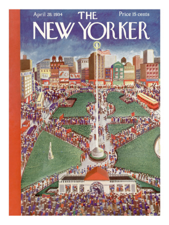 The New Yorker Cover - April 28, 1934 by Ilonka Karasz Pricing Limited Edition Print image