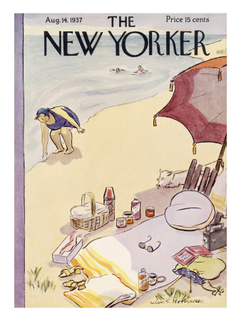 The New Yorker Cover - August 14, 1937 by Helen E. Hokinson Pricing Limited Edition Print image