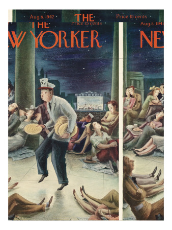 The New Yorker Cover - August 8, 1942 by Constantin Alajalov Pricing Limited Edition Print image