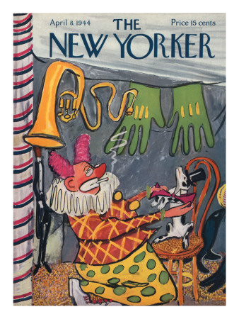The New Yorker Cover - April 8, 1944 by Ludwig Bemelmans Pricing Limited Edition Print image