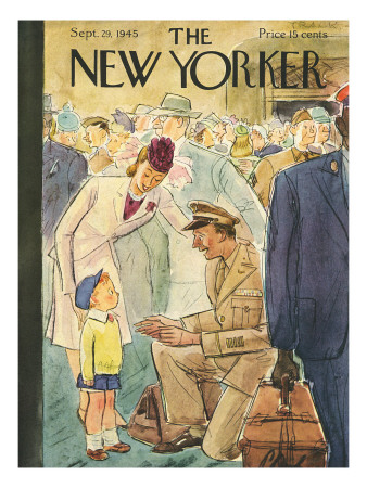 The New Yorker Cover - September 29, 1945 by Perry Barlow Pricing Limited Edition Print image