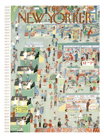The New Yorker Cover - May 18, 1957 by Charles E. Martin Pricing Limited Edition Print image