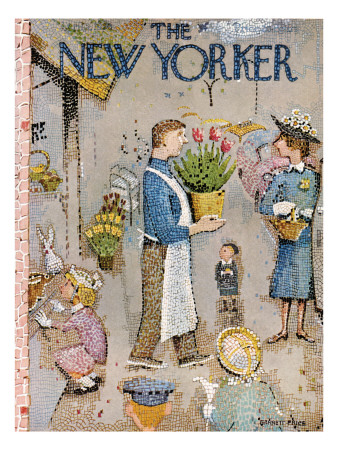 The New Yorker Cover - April 5, 1958 by Garrett Price Pricing Limited Edition Print image