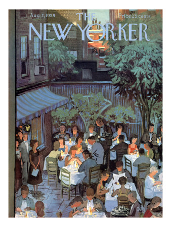 The New Yorker Cover - August 2, 1958 by Arthur Getz Pricing Limited Edition Print image
