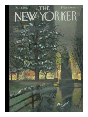 The New Yorker Cover - December 5, 1959 by Arthur Getz Pricing Limited Edition Print image