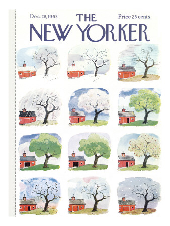 The New Yorker Cover - December 28, 1963 by Garrett Price Pricing Limited Edition Print image