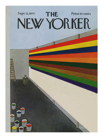 The New Yorker Cover - September 12, 1970 by Charles E. Martin Pricing Limited Edition Print image