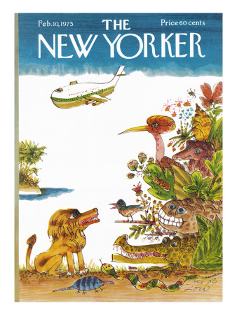 The New Yorker Cover - February 10, 1975 by Joseph Low Pricing Limited Edition Print image