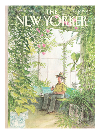 The New Yorker Cover - January 31, 1983 by Charles Saxon Pricing Limited Edition Print image
