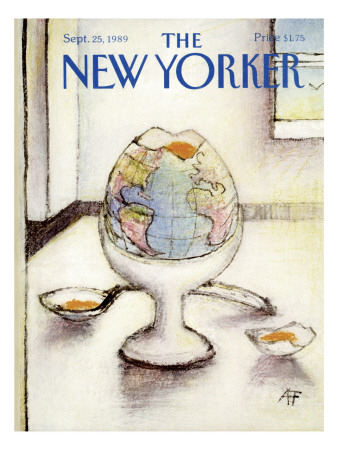 The New Yorker Cover - September 25, 1989 by Andre Francois Pricing Limited Edition Print image