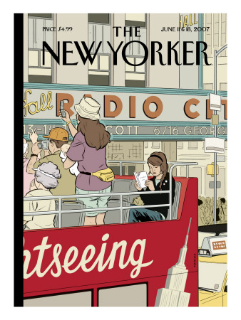 The New Yorker Cover - June 11, 2007 by Adrian Tomine Pricing Limited Edition Print image