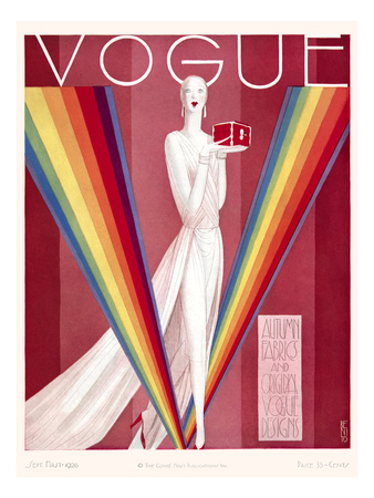 Vogue Cover - September 1926 by Eduardo Garcia Benito Pricing Limited Edition Print image