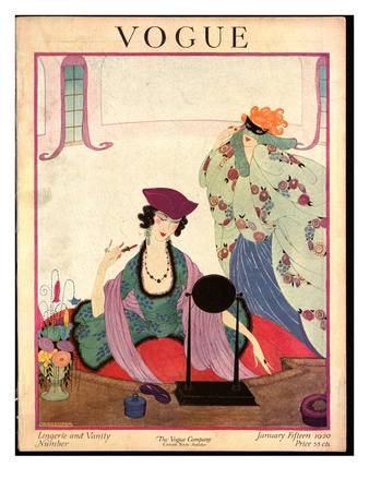 Vogue Cover - January 1920 by Helen Dryden Pricing Limited Edition Print image