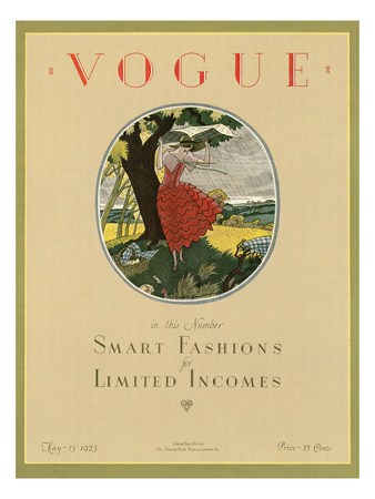 Vogue Cover - May 1923 by Leslie Saalburg Pricing Limited Edition Print image