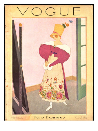 Vogue Cover - April 1926 by George Wolfe Plank Pricing Limited Edition Print image
