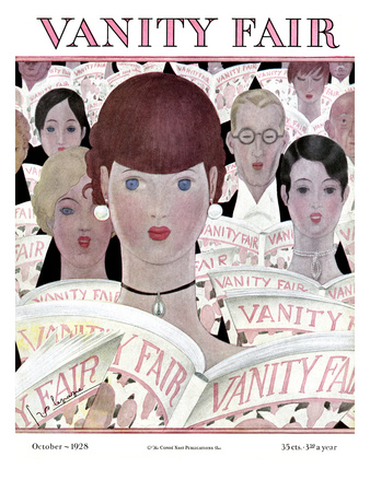 Vanity Fair Cover - October 1928 by Georges Lepape Pricing Limited Edition Print image