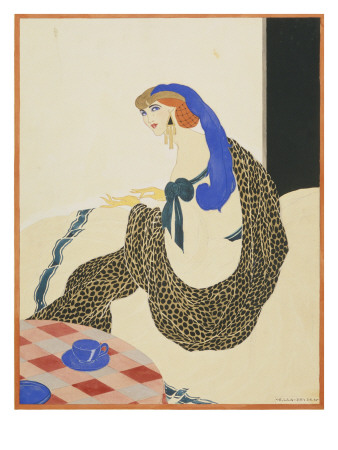 Vogue - March 1923 by Helen Dryden Pricing Limited Edition Print image