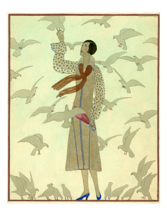 Vogue - February 1926 by Andre E. Marty Pricing Limited Edition Print image