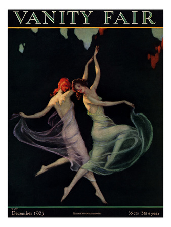 Vanity Fair Cover - December 1925 by Warren Davis Pricing Limited Edition Print image
