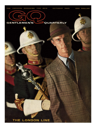 Gq Cover - October 1960 by Chadwick Hall Pricing Limited Edition Print image