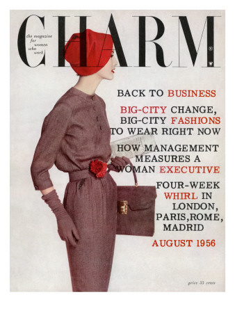 Charm Cover - August 1956 by Louis Faurer Pricing Limited Edition Print image