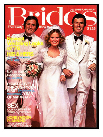 Brides Cover - December 1975 by Alberto Rizzo Pricing Limited Edition Print image