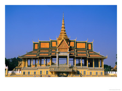 Exterior Of Royal Palace, Phnom Penh, Cambodia by John Banagan Pricing Limited Edition Print image