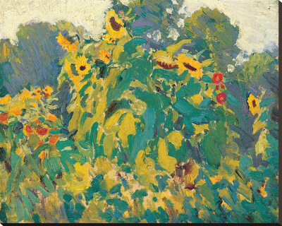 Sunflowers, Thornhill by J. E. H. Macdonald Pricing Limited Edition Print image