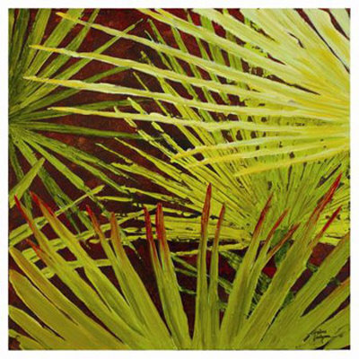 Three Palms, Panel A by Debra Jackson Pricing Limited Edition Print image
