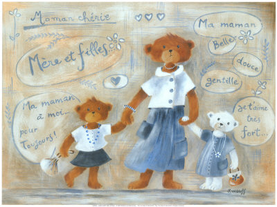 Mere Et Filles by Joelle Wolff Pricing Limited Edition Print image