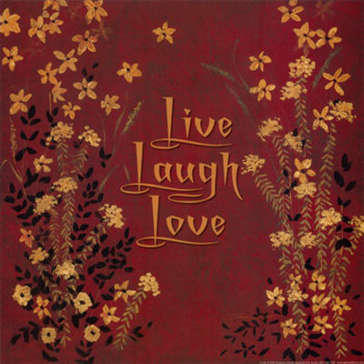 Live, Laugh, Love by Stephanie Marrott Pricing Limited Edition Print image