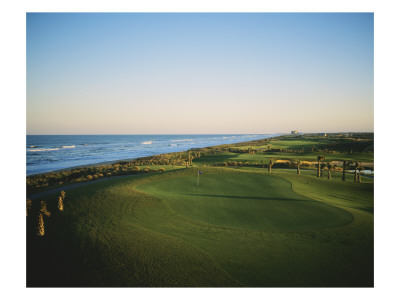 Hammock Beach Resort Ocean Course, Hole 15 by Stephen Szurlej Pricing Limited Edition Print image