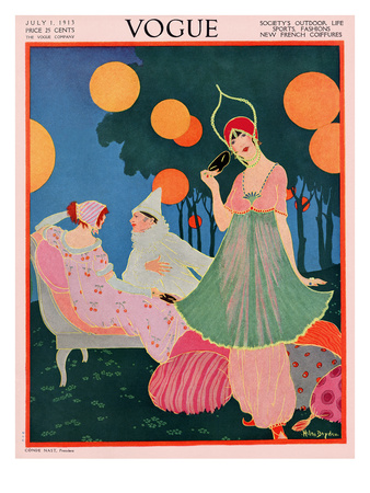Vogue Cover - July, 1913 by Helen Dryden Pricing Limited Edition Print image
