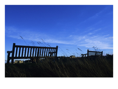 Benches At The Royal And Ancient Golf Club Of St. Andrews by Bill Fields Pricing Limited Edition Print image
