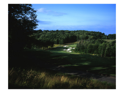 Patriot Hills Golf Club, Hole 1 by Stephen Szurlej Pricing Limited Edition Print image
