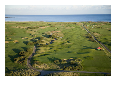 Carnoustie Golf Links, Holes Along The Coastline by Stephen Szurlej Pricing Limited Edition Print image
