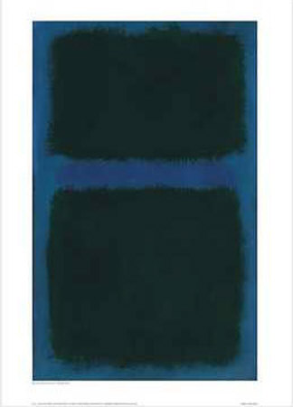 Blue, Green, Blue On Blue Ground by Mark Rothko Pricing Limited Edition Print image