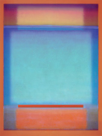 Blue And Orange by Klaus Holitzka Pricing Limited Edition Print image