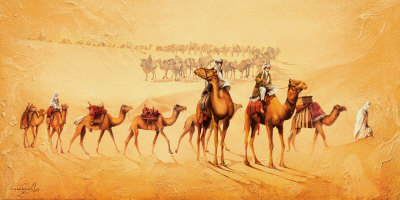 Caravan Route by Leon Wells Pricing Limited Edition Print image