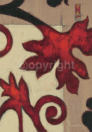 Ornament Leaf by Joadoor Pricing Limited Edition Print image