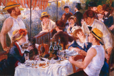 Luncheon Of The Boating Party, 1881 by Pierre-Auguste Renoir Pricing Limited Edition Print image