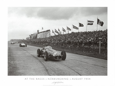 At The Races, Nurburgring, 1954 by Leigh Wiener Pricing Limited Edition Print image